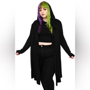 Foxblood Reserve Long Sleeve Cardigan Hoodie